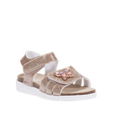 LELLI KELLY LKCV4216 OR52 JASMINE GLITTER GOLD ROSE SANDALS