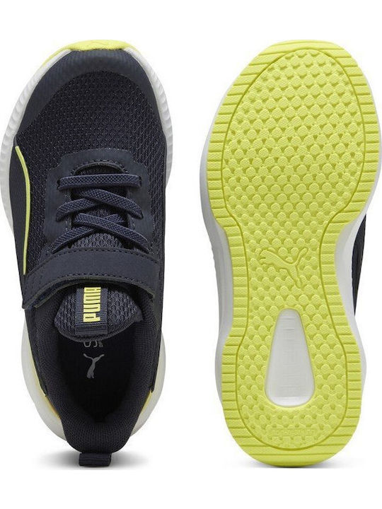 401527 02 FLYER 3 AC PS NEW NAVY LEMON SHERBERT PUMA SNEAKERS