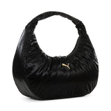 PUMA 091299 04 UP HOBO BAG PUMA BLACK METALLIC GOLD LOGO