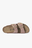 Birkenstock Σανδαλια Leather Arizona Big Buckle Lenb Narrow 1024074 old rose