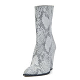 Glamazons Texas white snake print