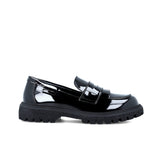 GARVALIN 241700-B BLACK MOCASIN KIDS