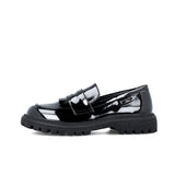 GARVALIN 241700-B BLACK MOCASIN KIDS