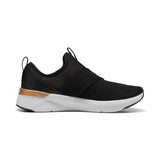PUMA 311471 01 SOFTRIDE HARLI SLIP ON Wns  PUMA BLACK PUMA WHITE SNEAKERS