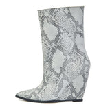 Glamazons Texas white snake print