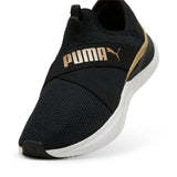 PUMA 379606  01 SOFTRIDE BLACK SNEAKERS WOMEN