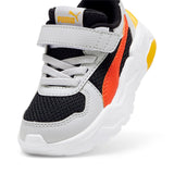 PUMA 391481 13 REDMAZING GREY tangerine black sneakers kids