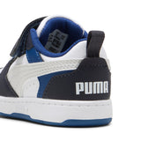 PUMA  397420 28 REBOUND V6 LO AC INF PUMA WHITE FEATHER GRAY-BLK SNEAKERS