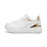 PUMA 397803  01 METALIC DREAM SNEAKERS WOMEN WHITE