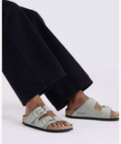 Birkenstock Birkenstock Arizona Big Buckle Pure Sage Ανατομικά Δερμάτινα Σανδάλια Πράσινο/Λαδί Narrow Fit 1029311