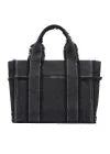 DKNY R62ADP70 Black Denim Barret MD Tote Bag