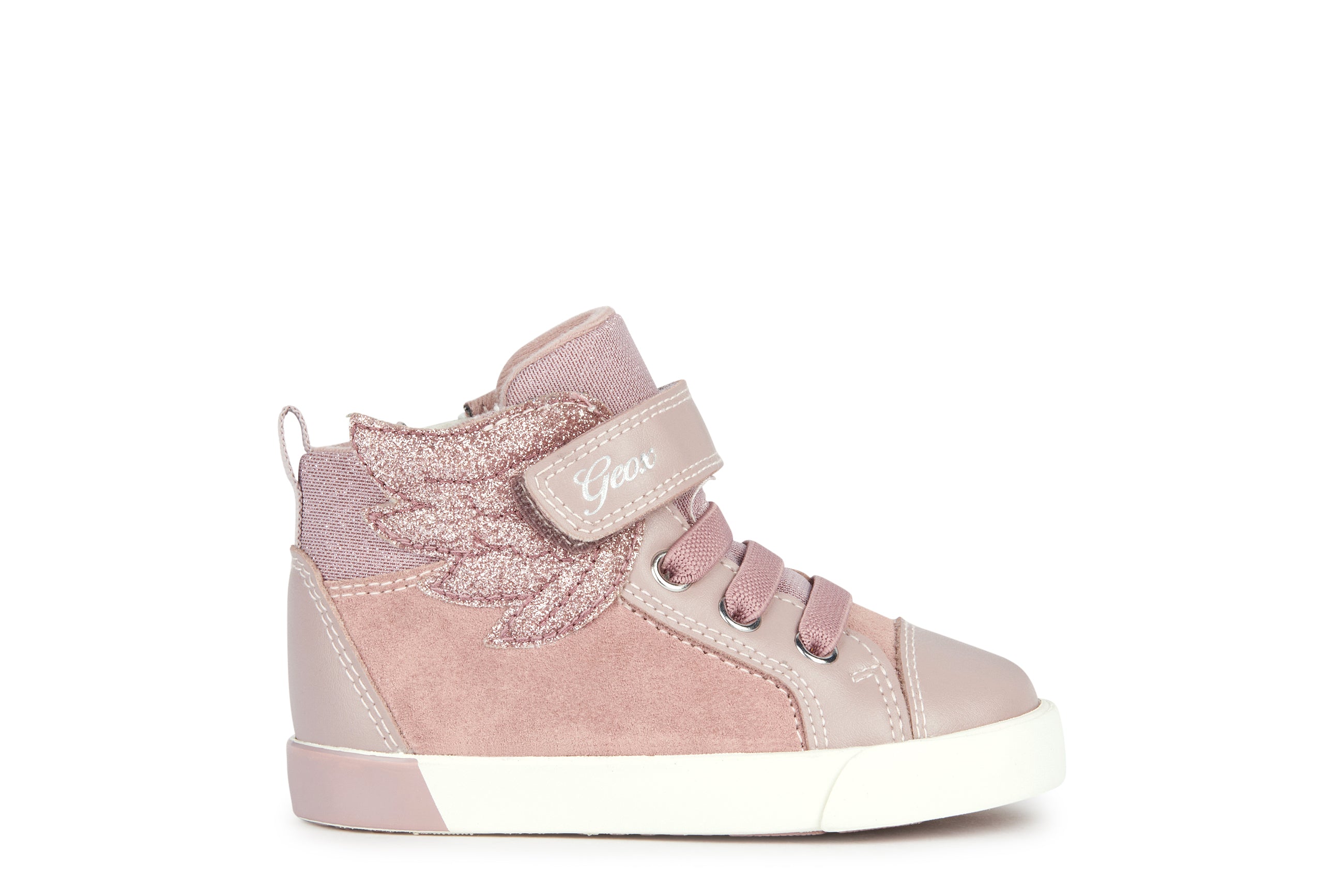 GEOX  B36D5A022BCC8056  KILWI GIRL ANTIQUE ROSE Παιδικά Sneakers High Ροζ