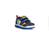 GEOX B465ZC000BCC4226 LIGHTYLOO NAVY/ROYAL SUPERMARIO LUIGI SNEAKERS