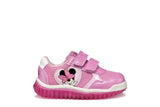 GEOX B5561B0AJGNC8006 DK PINK LIGHTYLOO SNEAKER KIDS ΜΕ ΦΩΤΑΚΙΑ