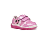 GEOX B5561B0AJGNC8006 DK PINK LIGHTYLOO SNEAKER KIDS ΜΕ ΦΩΤΑΚΙΑ