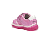 GEOX B5561B0AJGNC8006 DK PINK LIGHTYLOO SNEAKER KIDS ΜΕ ΦΩΤΑΚΙΑ