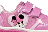 GEOX B5561B0AJGNC8006 DK PINK LIGHTYLOO SNEAKER KIDS ΜΕ ΦΩΤΑΚΙΑ