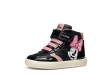 GEOX B561MC 00254 C9289 BLACK/OLD ROSE BOOTIES