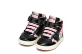 GEOX B561MC 00254 C9289 BLACK/OLD ROSE BOOTIES