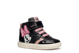 GEOX B561MC 00254 C9289 BLACK/OLD ROSE BOOTIES