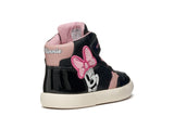 GEOX B561MC 00254 C9289 BLACK/OLD ROSE BOOTIES