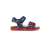 GEOX B652QB NAVY/RED SANDAL CHALKI 00004 C0735 SANDALS
