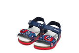 GEOX B652QB NAVY/RED SANDAL CHALKI 00004 C0735 SANDALS