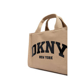 DKNY R41AOC80 G6E  LT KHAKI /BLACK  HADLEE TOTE HANDBAG
