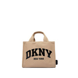 DKNY R41AOC80 G6E  LT KHAKI /BLACK  HADLEE TOTE HANDBAG