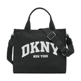 DKNY R41AOR57 BSV BLACK/SILVER  HADLEE TOTE HANDBAG