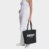 DKNY R53AGN37 BLK BLACK IZZY TOTE HANDBAG