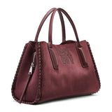 DKNY R62DMI98 Wine JOSIE Satchel Bag