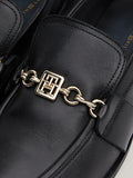 TOMMY HILFIGER FW0FW08339BDS TH CHAIN LEATHER LOAFER