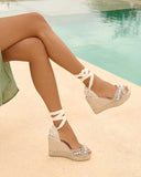 MANEBI HEMP CRYSLATS G 4.1 NATURAL WITH GEMS ESPADRILLES