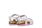 GEOX J028MC 00004 C0BE8 CRYSTAL/PINK SANDALS