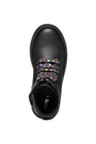 GEOX J049QD 0003W C9240 J ECLAIR G D SYNT LEA BLACK/MULTICOLOR