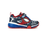 GEOX J36FED0FUCEC0833  BAYONYC BOY ROYAL BLUE/RED Παιδικά Sneakers