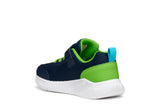 GEOX J36GBA 01454 C0749  J SPRINTYE B A MESH+GEOBUCK NAVY/LIME