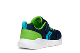 GEOX J36GBA 01454 C0749  J SPRINTYE B A MESH+GEOBUCK NAVY/LIME