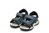GEOX J450RA 015ME C0820 BOREALIS NAVY/ORANGE SANDALS