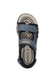 GEOX J450RA 015ME C0820 BOREALIS NAVY/ORANGE SANDALS