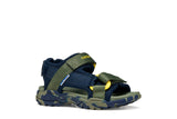GEOX J450RE 01411 CF4A3 BOREALIS NAVY/MILITARY SANDALS