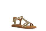 GEOX J4535H0NFQDC2010 PLATINUM SANDALS (Copy)