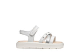 GEOX J45DBI WHITE KODETTE 000BC C1000 SANDALS