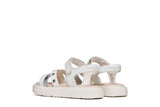 GEOX J45DBI WHITE KODETTE 000BC C1000 SANDALS