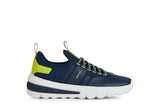 GEOX J45LTB NAVY / LIME GREEN SNEAKERS BOY