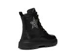 GEOX J46MGA085EWC9244 BLACK BOOTS GIRLS