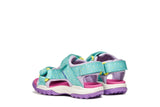 GEOX J550WA 015AN C4A8R BOREALIS AQUA/LILAC SANDALS