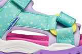 GEOX J550WA 015AN C4A8R BOREALIS AQUA/LILAC SANDALS