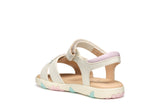 GEOX J558ZB000BCC0406 WHITE/PINK SANDAL